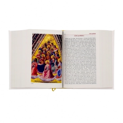 Libro La Sacra Bibbia edizione piccola con bottoncino 12,4x17,5 cm