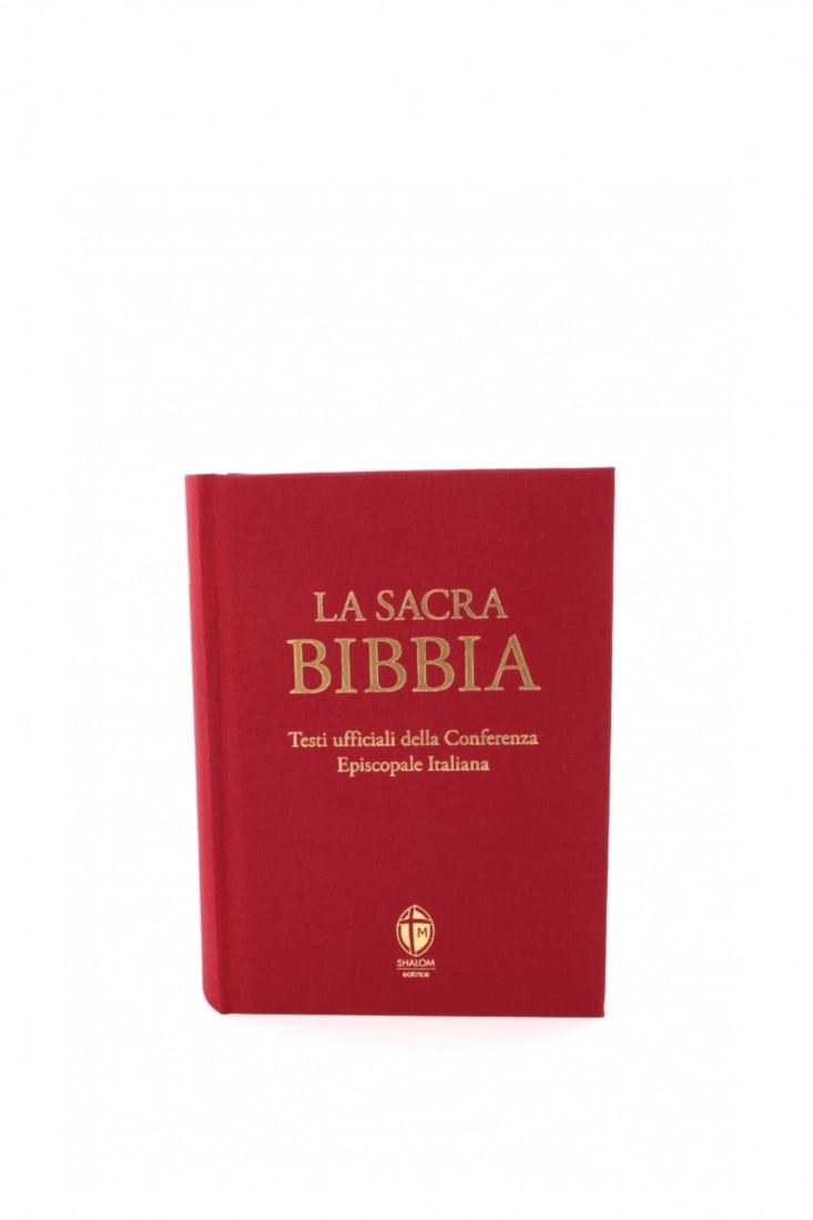 Vendita online la sacra bibbia. edizione tascabile. tela rossa